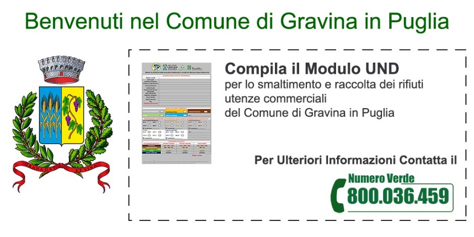 MODULO UND COMUNE DI GRAVINA IN PUGLIA (BA)