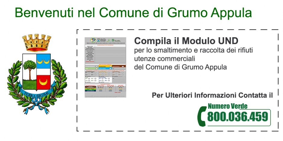 MODULO UND COMUNE DI GRUMO APPULA